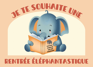 Une rentrée éléphantesque et joyeuse